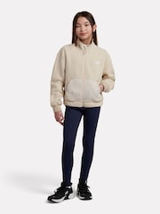 New Balance Cream Borg Zip Jacket - Image 5 of 8