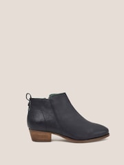 White Stuff Black Willow Leather Ankle Boots - Image 1 of 4