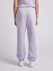 New Balance Purple Small Brush Back Logo Joggers - Image 3 of 8