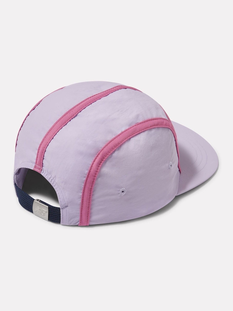 New Balance Purple 5 Panel Running Cap - Image 2 of 4