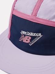 New Balance Purple 5 Panel Running Cap - Image 3 of 4