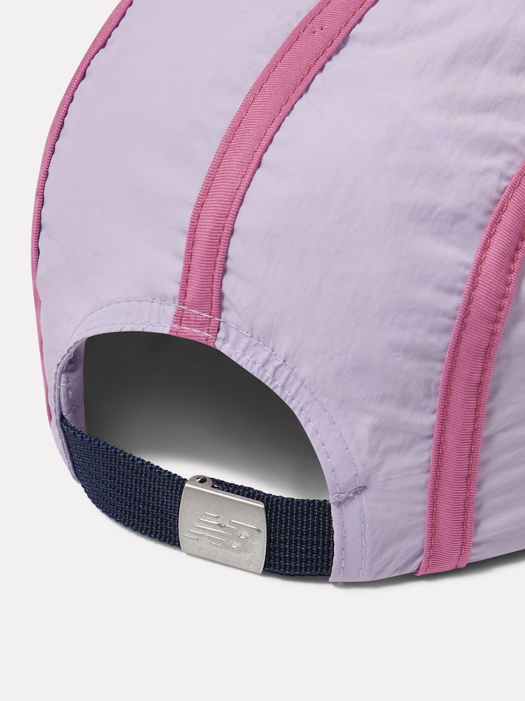 New Balance Purple 5 Panel Running Cap - Image 4 of 4