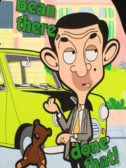 Character Black Mr Bean Short Pyjamas - Image 4 of 5