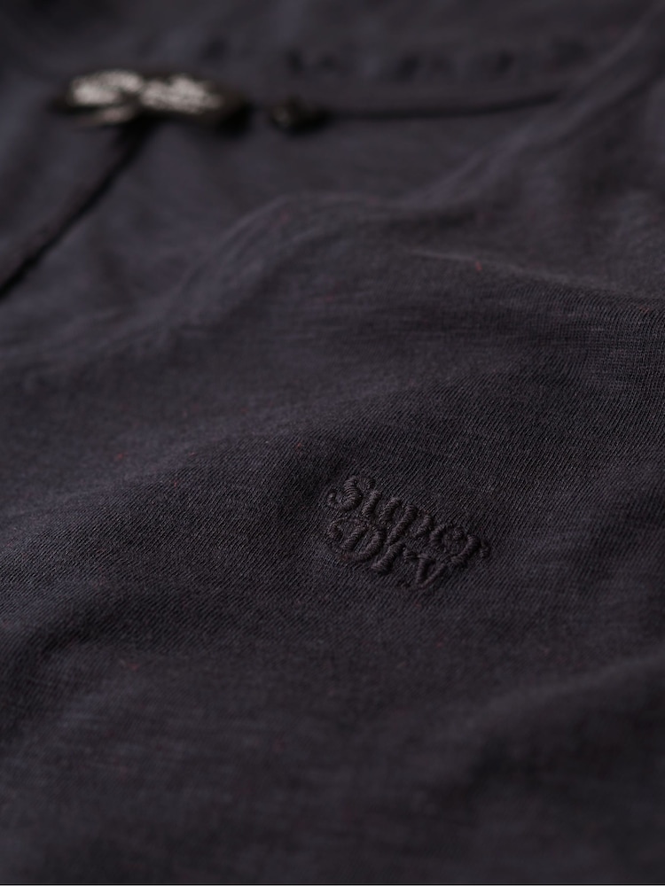 Superdry Black Chrome Studios Embroidered V-Neck T-Shirt - Image 6 of 6
