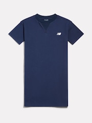 藍色 - New Balance Crew Neck Dress - 圖片 1，共 3