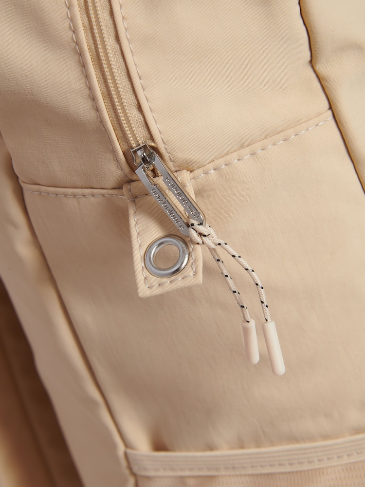 New Balance Cream Dual Strap Backpack - Image 6 of 6