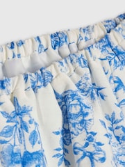 River Island Blue Santorini Puff Sleeve Top - Image 4 of 4