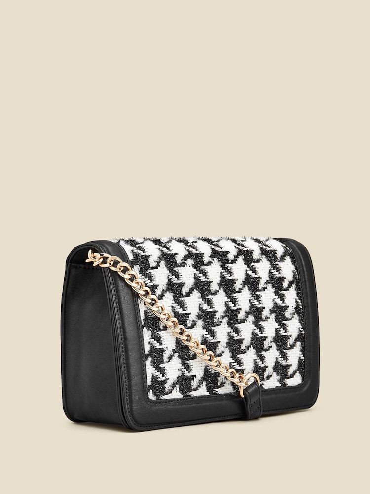 Sosandar Black Chain Detail Cross-Body Bag - Image 2 of 5