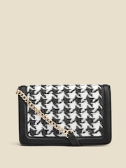 Sosandar Black Chain Detail Cross-Body Bag - Image 3 of 5