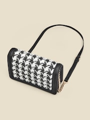 Sosandar Black Chain Detail Cross-Body Bag - Image 4 of 5