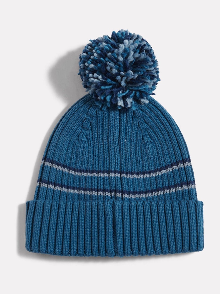 Көк - New Balance Pom Pom Beanie - 3суретінің 2 суреті