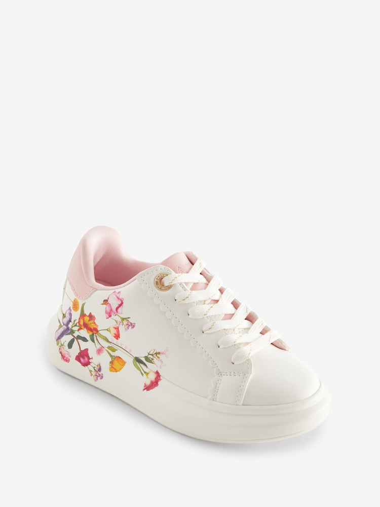 Baker by Ted Baker Girls Floral Chunky Trainers - Image 2 of 6