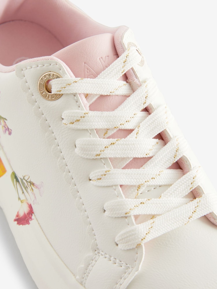 Baker by Ted Baker Girls Floral Chunky Trainers - Image 6 of 6