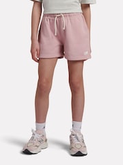 New Balance Dusty Pink Small Logo Shorts - Image 1 of 8