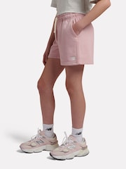 New Balance Dusty Pink Small Logo Shorts - Image 3 of 8