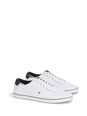 Tommy Hilfiger White Essential Harlow Trainers - Image 1 of 6