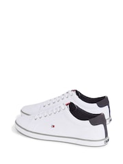 Tommy Hilfiger White Essential Harlow Trainers - Image 3 of 6
