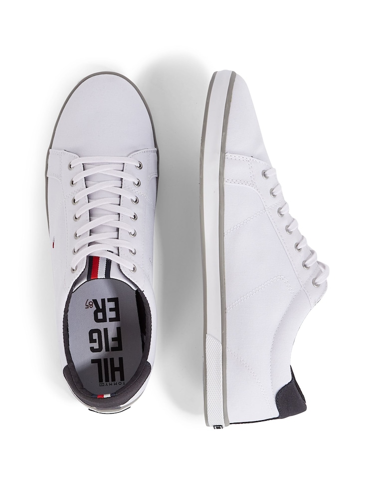 Tommy Hilfiger White Essential Harlow Trainers - Image 4 of 6