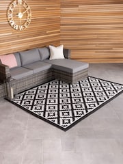 Charles Bentley Black Diamond Waterproof Garden Rug 230x160cm - Image 1 of 6