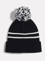 Қара - New Balance Pom Pom Beanie - 3суретінің 2 суреті