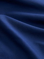 Cobalt Blue Regular Fit Long Sleeve Oxford 100% Cotton Shirt - Image 7 of 7