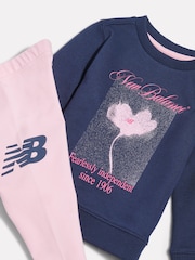 New Balance Blommig Grafisk Tröja & Leggings Set - Bild 3 av 4