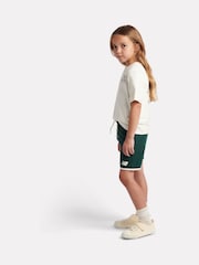 New Balance Cream Athletics Arched T-Shirt & Shorts Set - Image 2 of 9