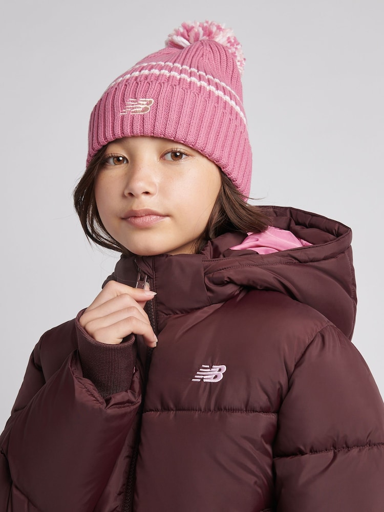 Қызғылт - New Balance Pom Pom Beanie - 5суретінің 1 суреті