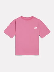 New Balance Girls Jersey Small Logo T-Shirt - Εικόνα 1 από 3