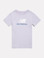 Ljubičasta - Majica sa stacked logom za djevojčice New Balance - Slika 1 od 3