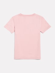 Rose - T-shirt New Balance Filles Stacked Logo - Image 2 de 3