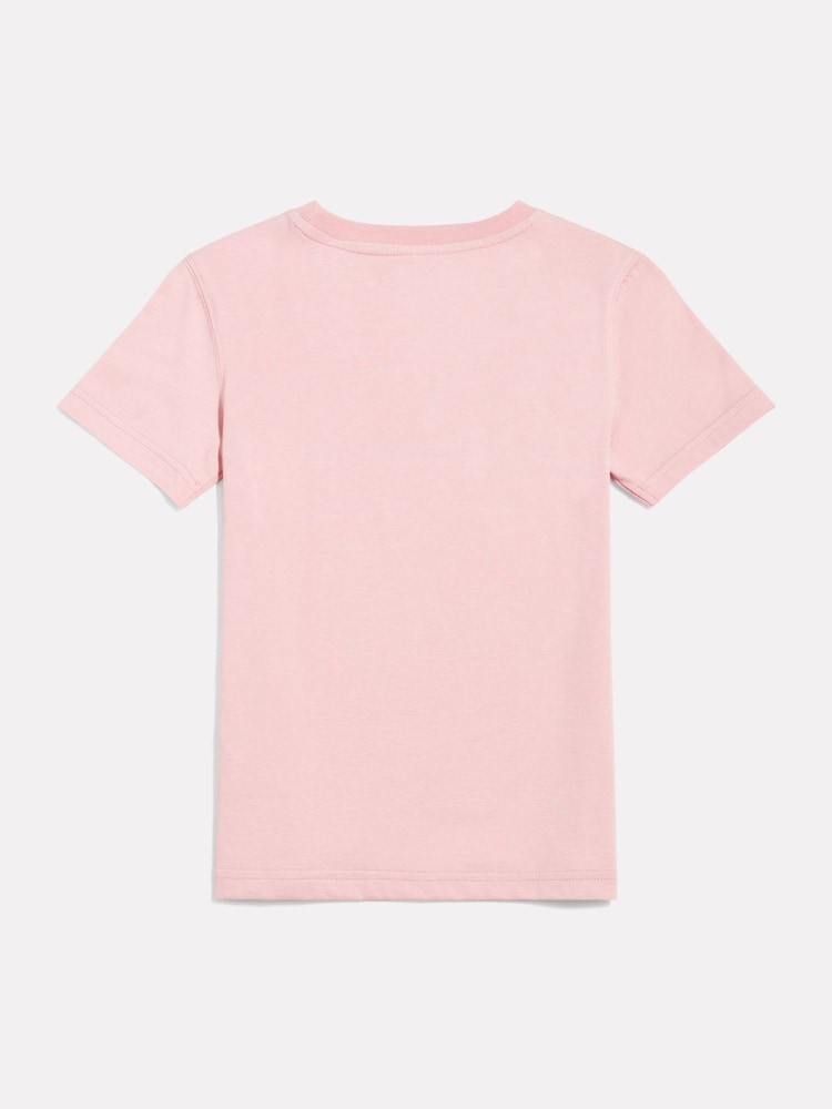 Rose - T-shirt New Balance Filles Stacked Logo - Image 2 de 3