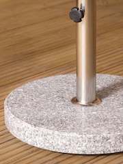 Charles Bentley Grey Round Granite Garden Umbrella Base - Image 2 of 5