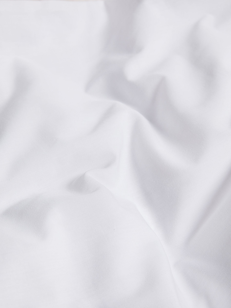 White/Sage Cotton Rich Oxford Duvet Cover and Pillowcase Set - Image 5 of 5