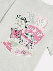 Tricou grafic New Balance Sticker Pack - Imaginea 3 din 4