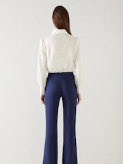 LK Bennett White 100% Cotton Sonya Shirt - Image 2 of 4