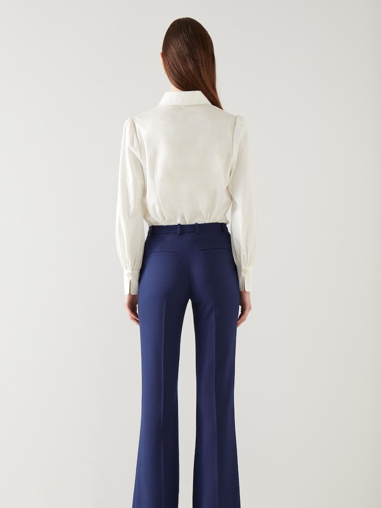 LK Bennett White 100% Cotton Sonya Shirt - Image 2 of 4