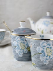 Laura Ashley Blue Heritage Collectables Milk Jug and Sugar Pot Set - Image 2 of 3