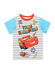 Character Grey/Orange Cars Short Pyjamas - Image 2 of 9
