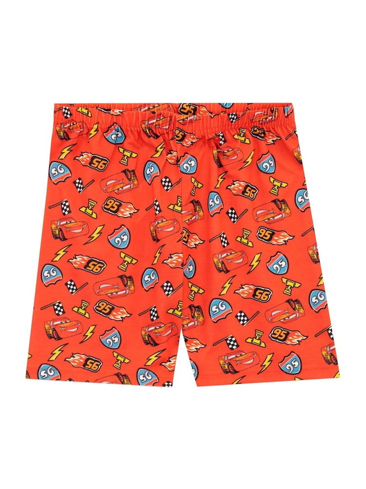 Character Grey/Orange Cars Short Pyjamas - Image 4 of 9