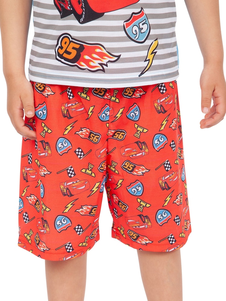 Character Grey/Orange Cars Short Pyjamas - Image 8 of 9