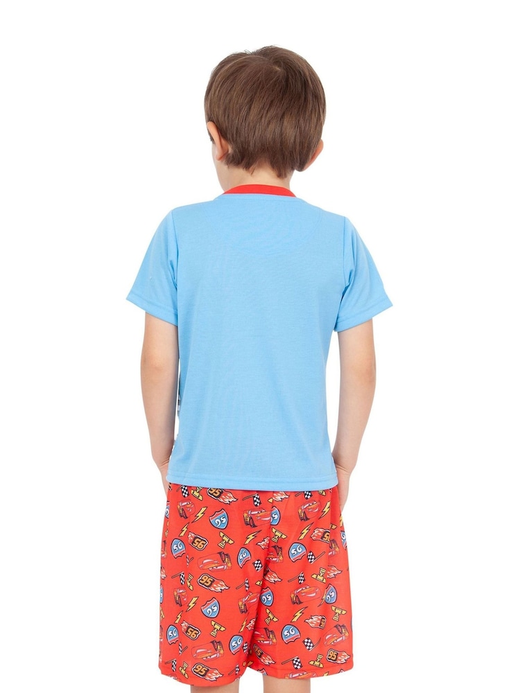 Character Grey/Orange Cars Short Pyjamas - Image 9 of 9