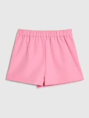 River Island Pink Bow Button Skort - Image 2 of 4