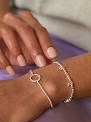 Estella Bartlett Silver Pearl and Star Multi Bracelet - Image 4 of 4