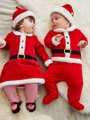 JoJo Maman Bébé Red 2-Piece Father Christmas Outfit Set - Image 3 of 7