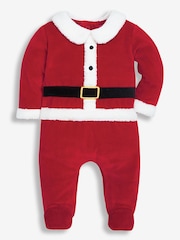 JoJo Maman Bébé Red 2-Piece Father Christmas Outfit Set - Image 5 of 7