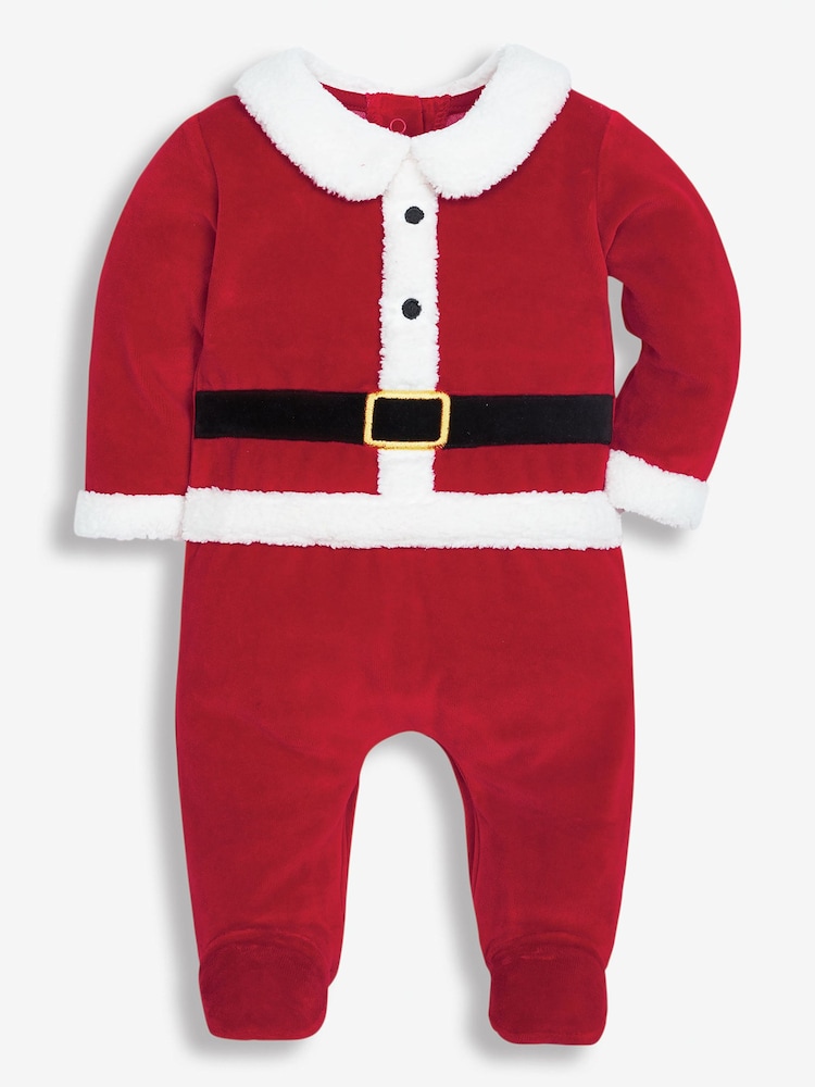 JoJo Maman Bébé Red 2-Piece Father Christmas Outfit Set - Image 5 of 7