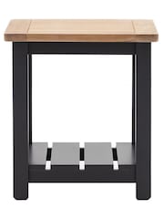 Gallery Home Meteor Navy Leroy Side Table - Image 2 of 4