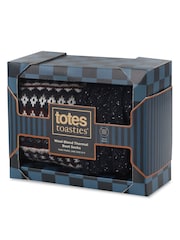 Totes Blue Wool Blend Thermal Boot Socks 2 Pack - Image 2 of 5