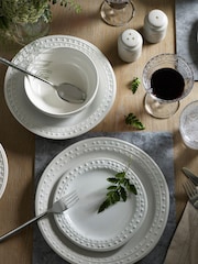 White Langley 12 Piece Dinner Set - Image 1 of 7